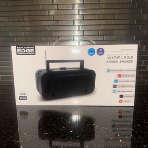 Explorer's Edge Wireless Stereo Speaker - Black